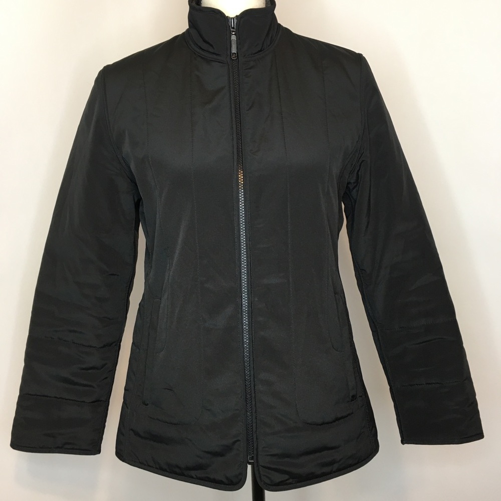 J Jill Lined Zipper Jacket Coat